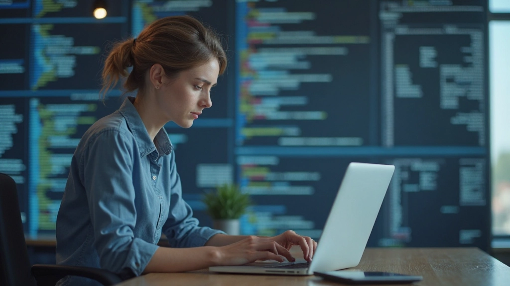 Аналитик работает с базой данных и SQL-запросами